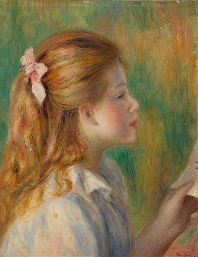 La lettura da Pierre Auguste Renoir