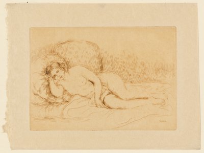 Nudo reclinato da Pierre Auguste Renoir