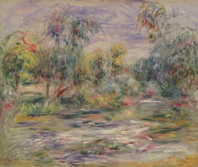 Paesaggio fluviale (Blues) da Pierre Auguste Renoir