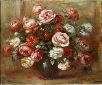 Natura morta con rose da Pierre Auguste Renoir