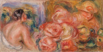 Rose e Piccolo Nudo da Pierre Auguste Renoir