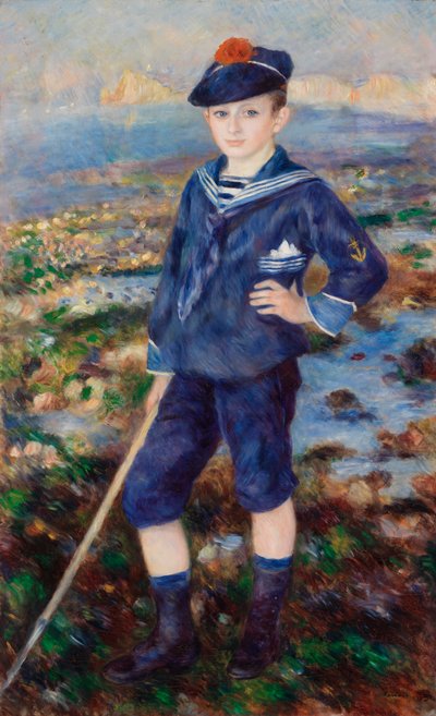 Ragazzo marinaio (Ritratto di Robert Nunès) da Pierre Auguste Renoir