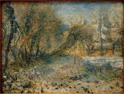 Paesaggio innevato da Pierre Auguste Renoir