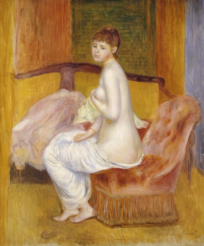 Nudo seduto, riposo, 1885 da Pierre Auguste Renoir