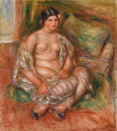 Odalisca seduta da Pierre Auguste Renoir