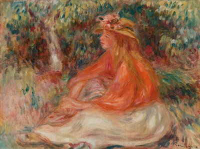 Donna seduta da Pierre Auguste Renoir