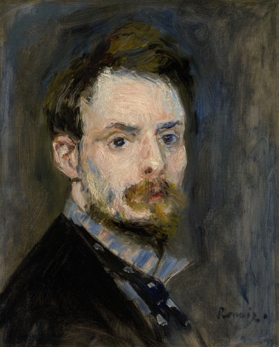 Autoritratto, c.1875 da Pierre Auguste Renoir