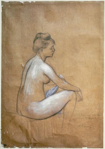 Bagnante seduta da Pierre Auguste Renoir