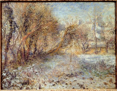 Paesaggio innevato da Pierre Auguste Renoir