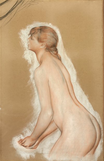 Figura che schizza (Studio per "Le grandi bagnanti") da Pierre Auguste Renoir