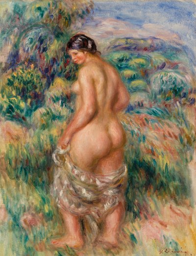Bagnante in Piedi da Pierre Auguste Renoir