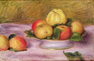 Natura morta con mele da Pierre Auguste Renoir
