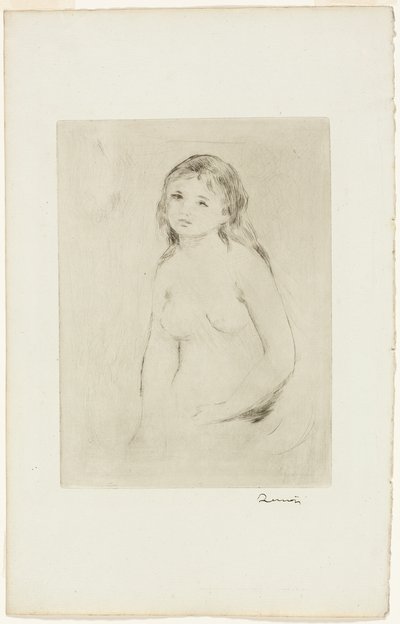 Studio per una bagnante da Pierre Auguste Renoir