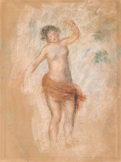 Studio di una donna fauno che danza per "Edipo Re" da Pierre Auguste Renoir