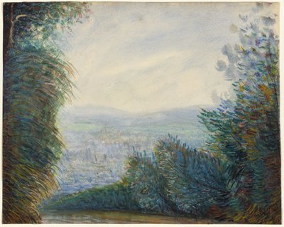 La valle di Auvers sul fiume Oise da Pierre Auguste Renoir