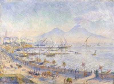 La baia di Napoli da Pierre Auguste Renoir