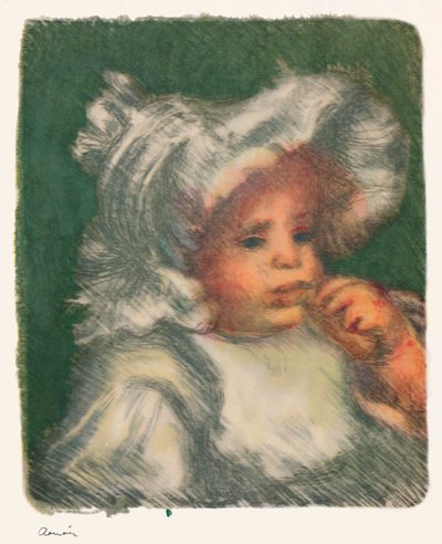 Il bambino con il biscotto, c. 1898-1899, 1946 da Pierre Auguste Renoir