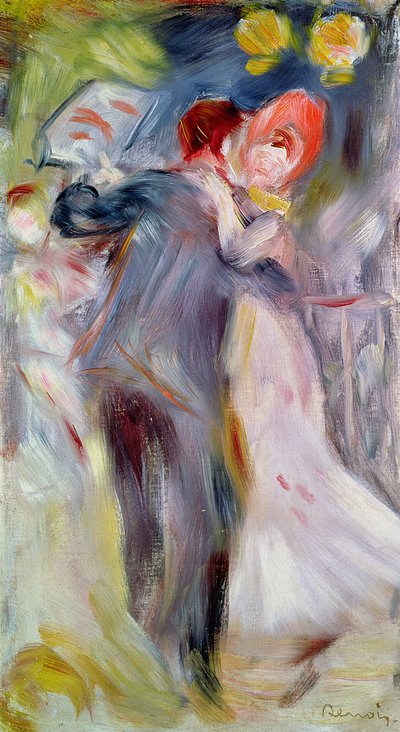 La danza in campagna, c.1882-3 da Pierre Auguste Renoir