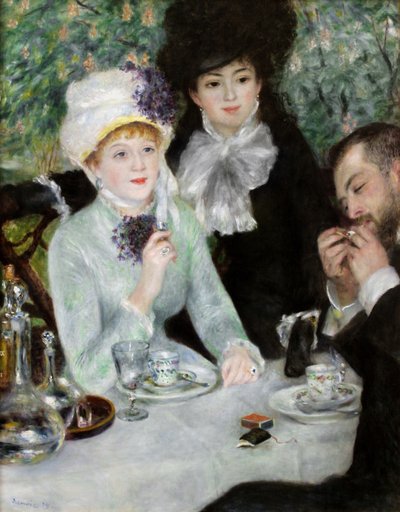 La fine del pranzo da Pierre Auguste Renoir