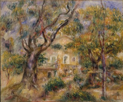 La fattoria a Les Collettes, Cagnes da Pierre Auguste Renoir