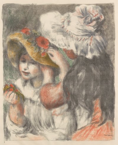 Il cappello appuntato con fiori Le Chapeau Épinglé, 1898 da Pierre Auguste Renoir