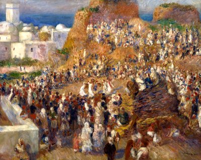 La moschea, o festa araba, 1881 da Pierre Auguste Renoir
