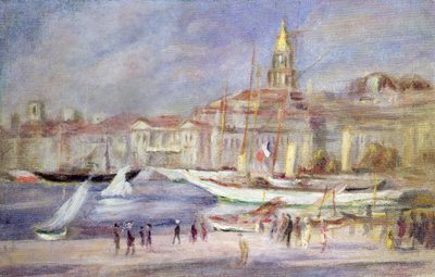 Il vecchio porto di Marsiglia da Pierre Auguste Renoir