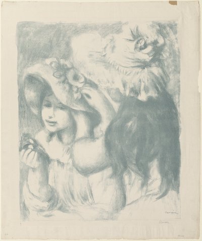 Il cappello appuntato, seconda lastra da Pierre Auguste Renoir