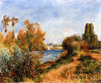 La Senna ad Argenteuil da Pierre Auguste Renoir