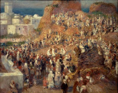 La moschea o festa araba ad Algeri da Pierre Auguste Renoir