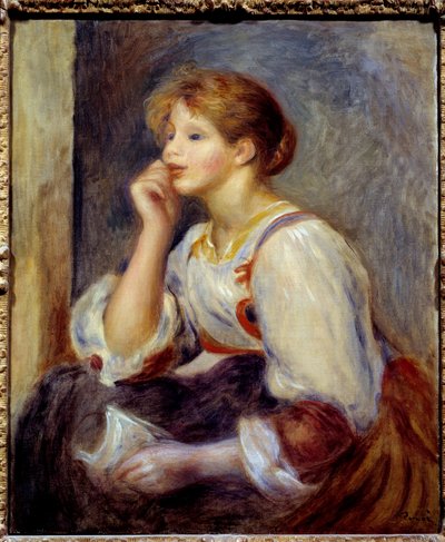 La donna con la lettera da Pierre Auguste Renoir