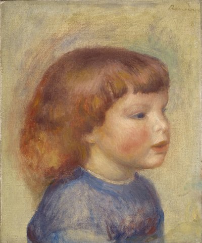 Testa di bambino da Pierre Auguste Renoir