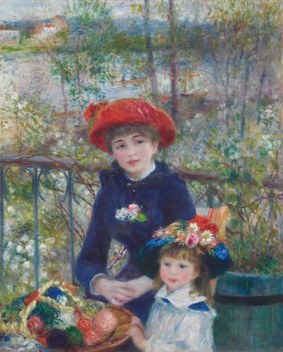 Due sorelle (Sulla terrazza) da Pierre Auguste Renoir