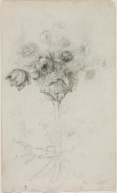 Vaso di fiori da Pierre Auguste Renoir