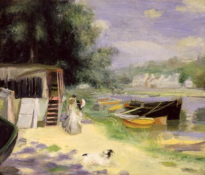Veduta di Bougival da Pierre Auguste Renoir