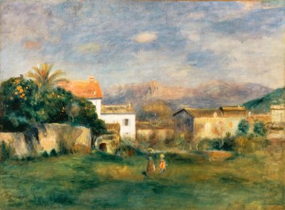 Veduta di Cagnes da Pierre Auguste Renoir