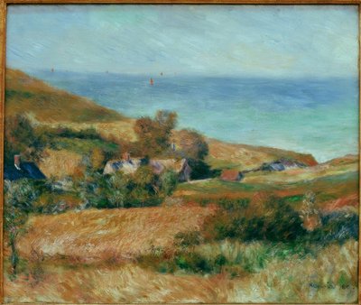 Veduta della costa vicino a Wargemont in Normandia da Pierre Auguste Renoir