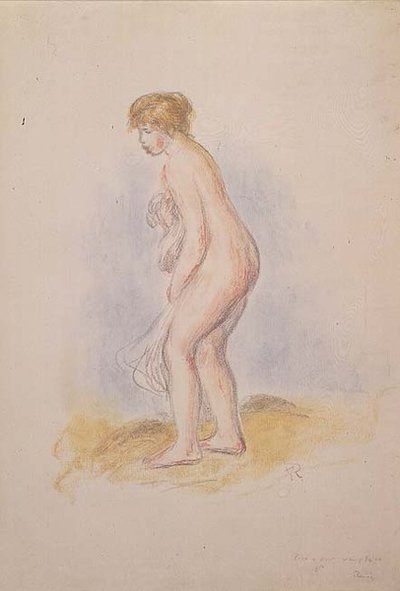 Donna bagnante da Pierre Auguste Renoir