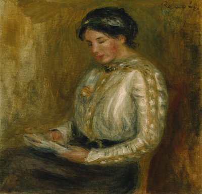 Donna che legge da Pierre Auguste Renoir