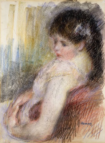 Donna seduta, 1879 da Pierre Auguste Renoir