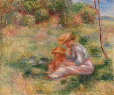 Donna e bambino sull