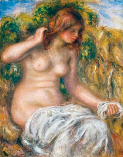 Donna presso la sorgente, 1914 da Pierre Auguste Renoir