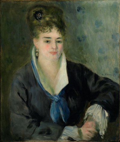 Donna in nero da Pierre Auguste Renoir