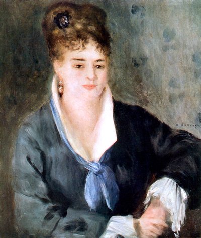 Donna in nero da Pierre Auguste Renoir