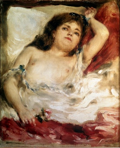 Donna si stira: la rosa da Pierre Auguste Renoir