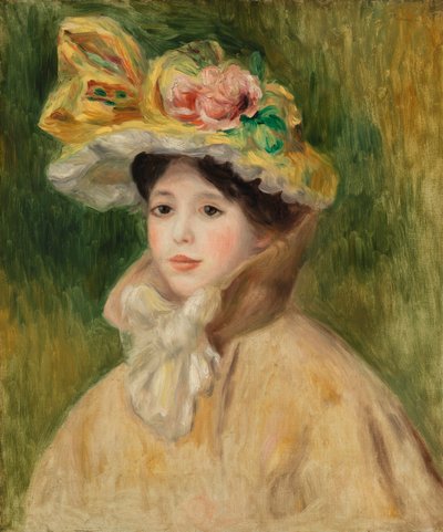 Donna con capeline da Pierre Auguste Renoir