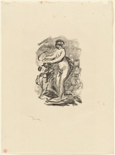 Donna con vite, 1ª variante da Pierre Auguste Renoir