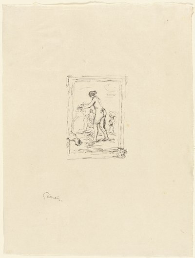Donna con vite, 2a variante da Pierre Auguste Renoir