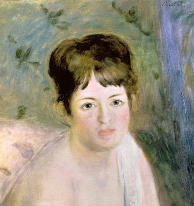 Testa di donna, c.1876 da Pierre Auguste Renoir
