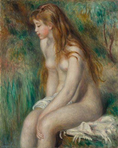 Giovane ragazza che fa il bagno da Pierre Auguste Renoir